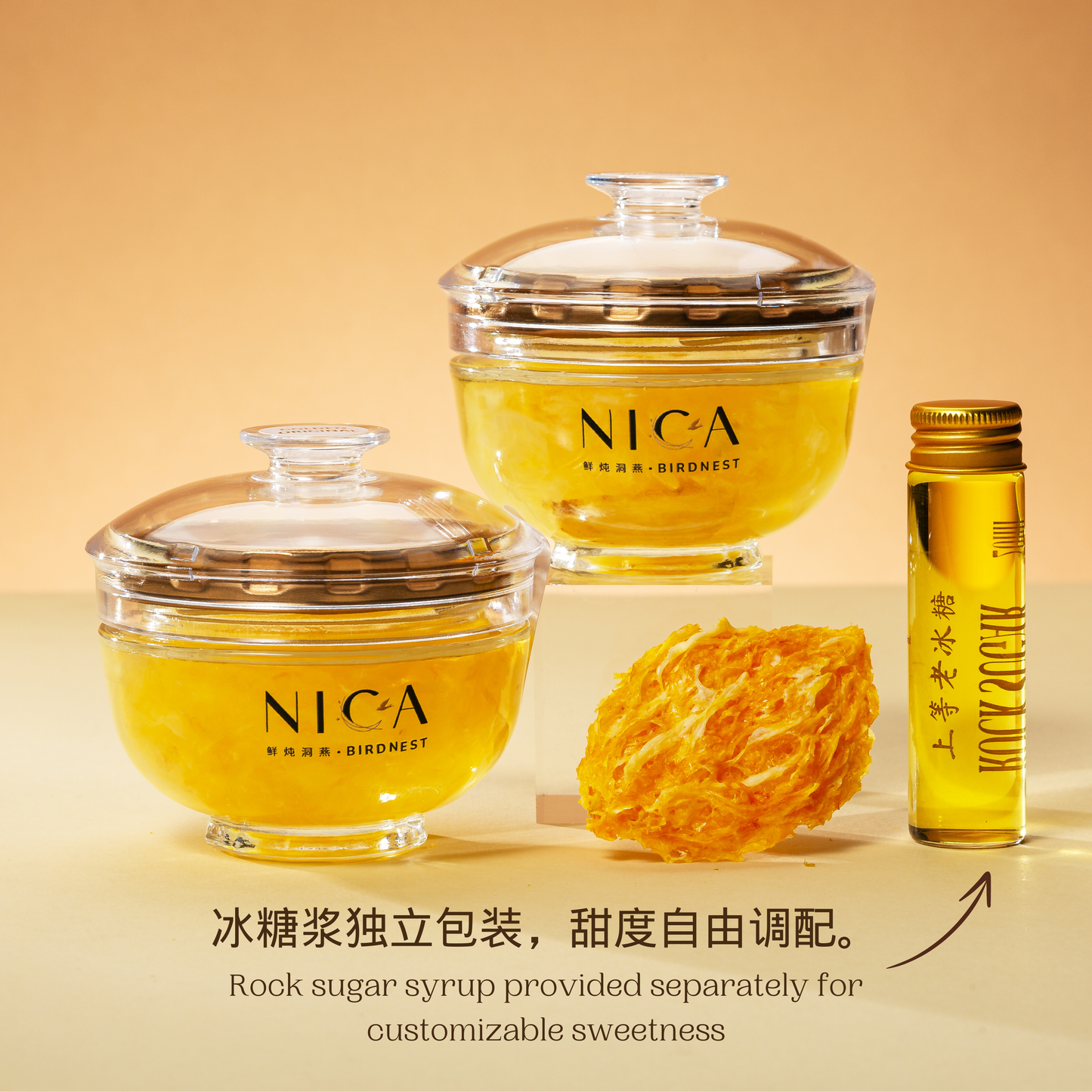 Premium Golden Cave Birdnest 金丝洞燕 (原味/人参) 100ml